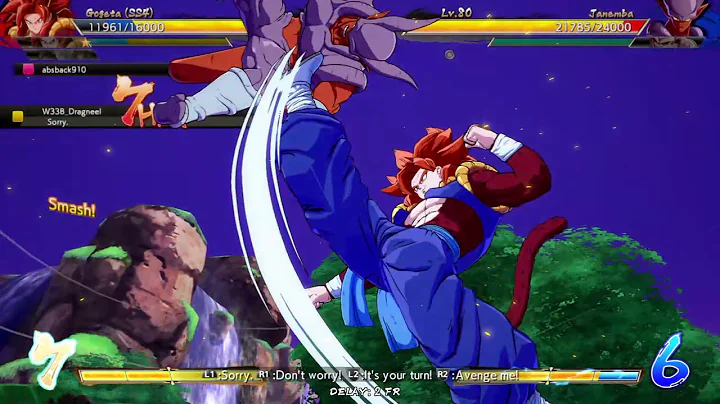 One shoting the final stage with SS4 Gogeta