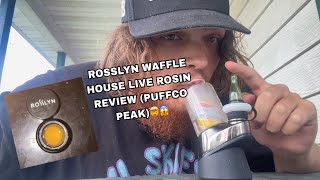 ROSSLYN WAFFLE HOUSE LIVE ROSIN REVIEW (PUFFCO PEAK)🤯😱