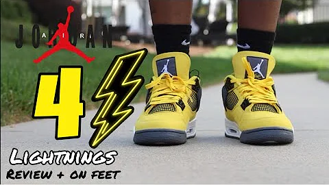 ANOTHER GRAIL! AIR JORDAN 4 "LIGHTNING" REVIEW/ON FEET⚡️
