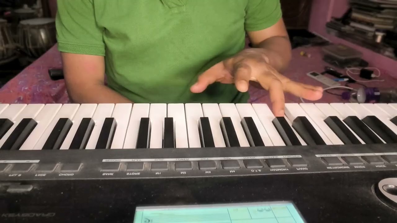 Chu kar mere man ko....Keyboard practice 