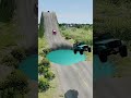INSANE Sinkhole Car Crashes! 🚗💦 Who Survives? #CarCrash #BeamNG #Gaming!