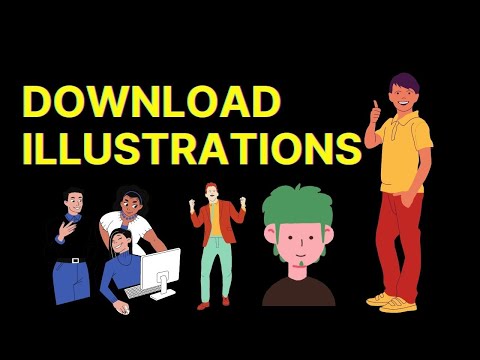 How to Download FREE Illustrations for Website and Design Projects for Free