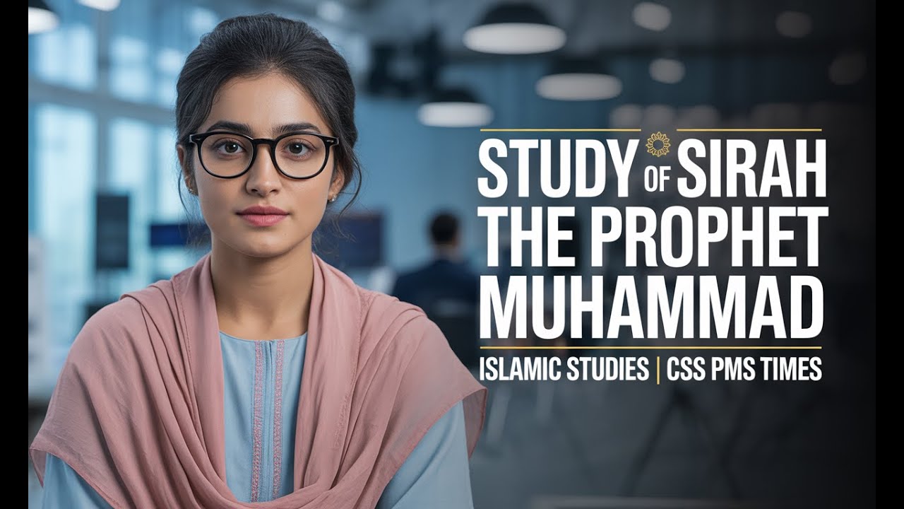 STUDY OF SIRAH OF THE PROPHET MUHAMMAD | ISLAMIC STUDIES | CSS PMS ...