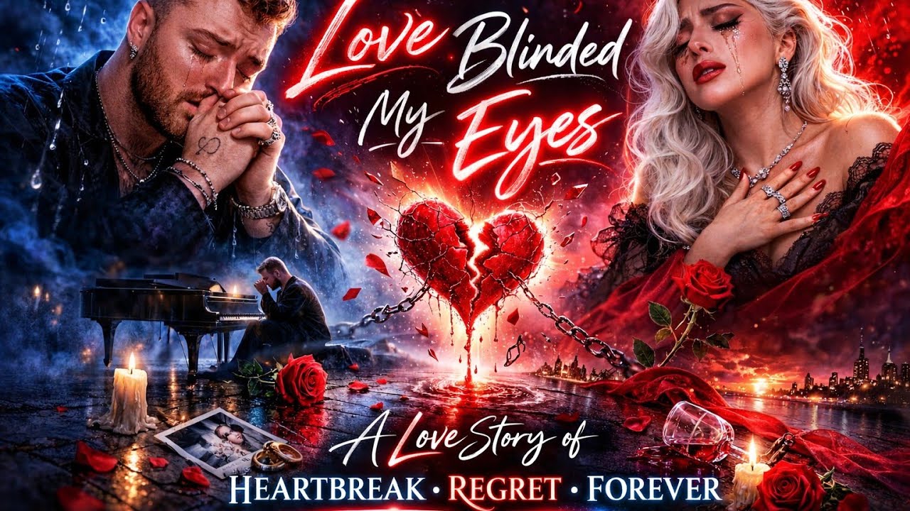 Love blinded my eyes - Sam Smith ft Lady Gaga (2026 Official Video) emotional love song| Heartfelt.