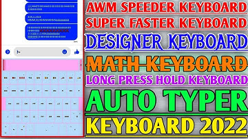 Best Without Root Auto Typer keyboard | Reactor Math typing Keyboard | Sbse fast designer Keybord