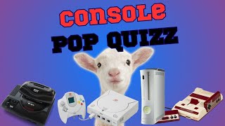 Console Pop Quiz  Very Hard @SecondOpinionGames1