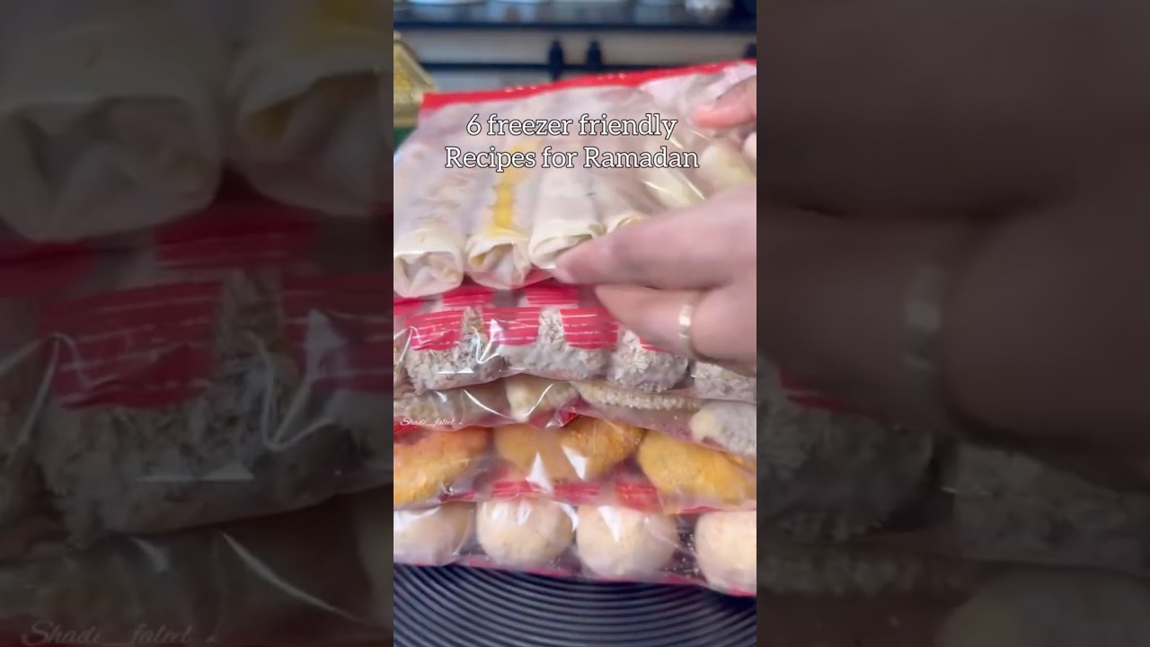 Freezer friendly recipes for Ramadan ♥️ 