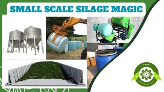 Revolutionize Your Farming: Small-Scale Silage making Secrets Revealed storage methods