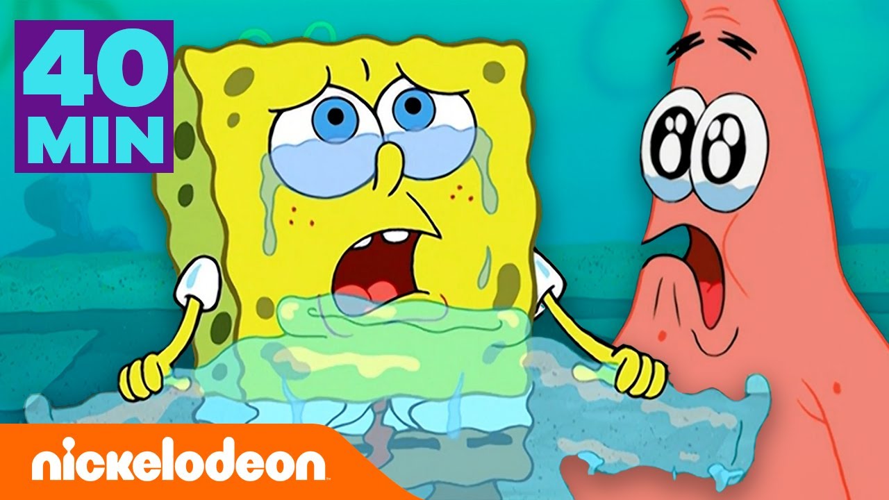 ⁣سبونج بوب | أكثر لحظات سبونج بوب الحزينة | حلقة لمدة 40 دقيقة | Nickelodeon Arabia