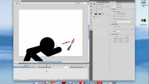 Tips on making stick figure animations in Adobe Flash Professional CS5.5 and my short video.