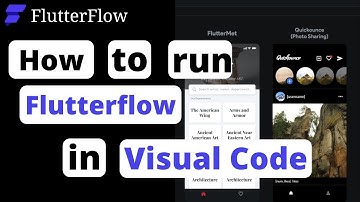 How To Run Flutterflow In Visual Studio Code