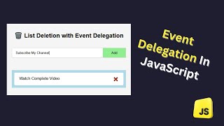 Event Delegation In JavaScript Step by Step Guide