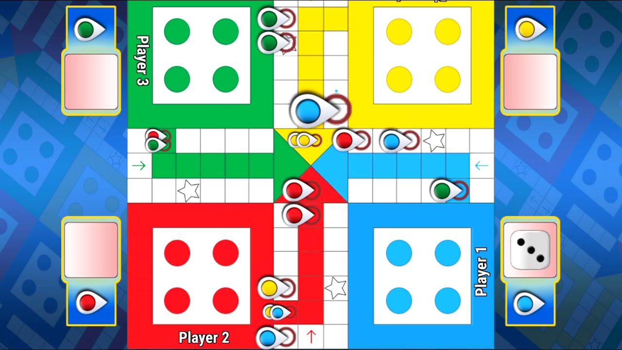 Ludo game in 4 players | Ludo king 4 players | Ludo gameplay