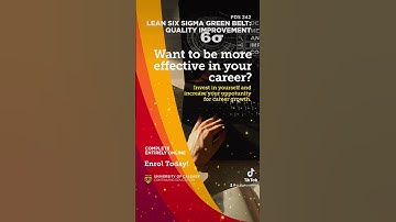 Become more valuable to employers. Expand your skill set with Lean Six Sigma Green Belt.