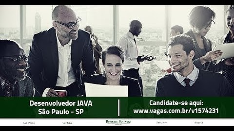 Vaga - Desenvolvedor Java - São Paulo