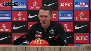 Collingwood Press Conference  | Round 22, 12/08/2023 | Fox Footy screenshot 4