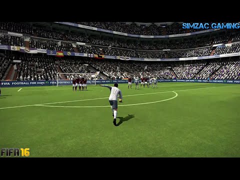 FIFA 16 || Cristiano Ronaldo Amazing Free Kick Goal HD