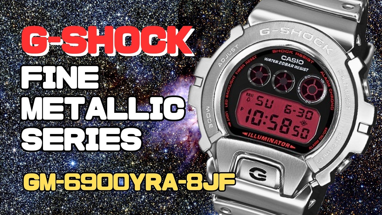 GM-6900YRA-8JF CASIO G-SHOCK Fine Metallic Series Digital Watch