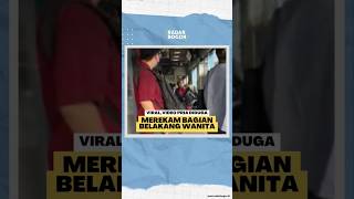 Viral, Video Pria Diduga Merekam Bagian Belakang Wanita di Halte Busway