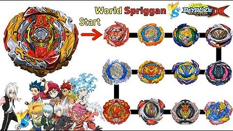 Beyblade Burst DB 【World Spriggan VS ALL Season 6(DB)】 Marathon Battle 베이블레이드 버스트 DB ベイブレードバーストDB