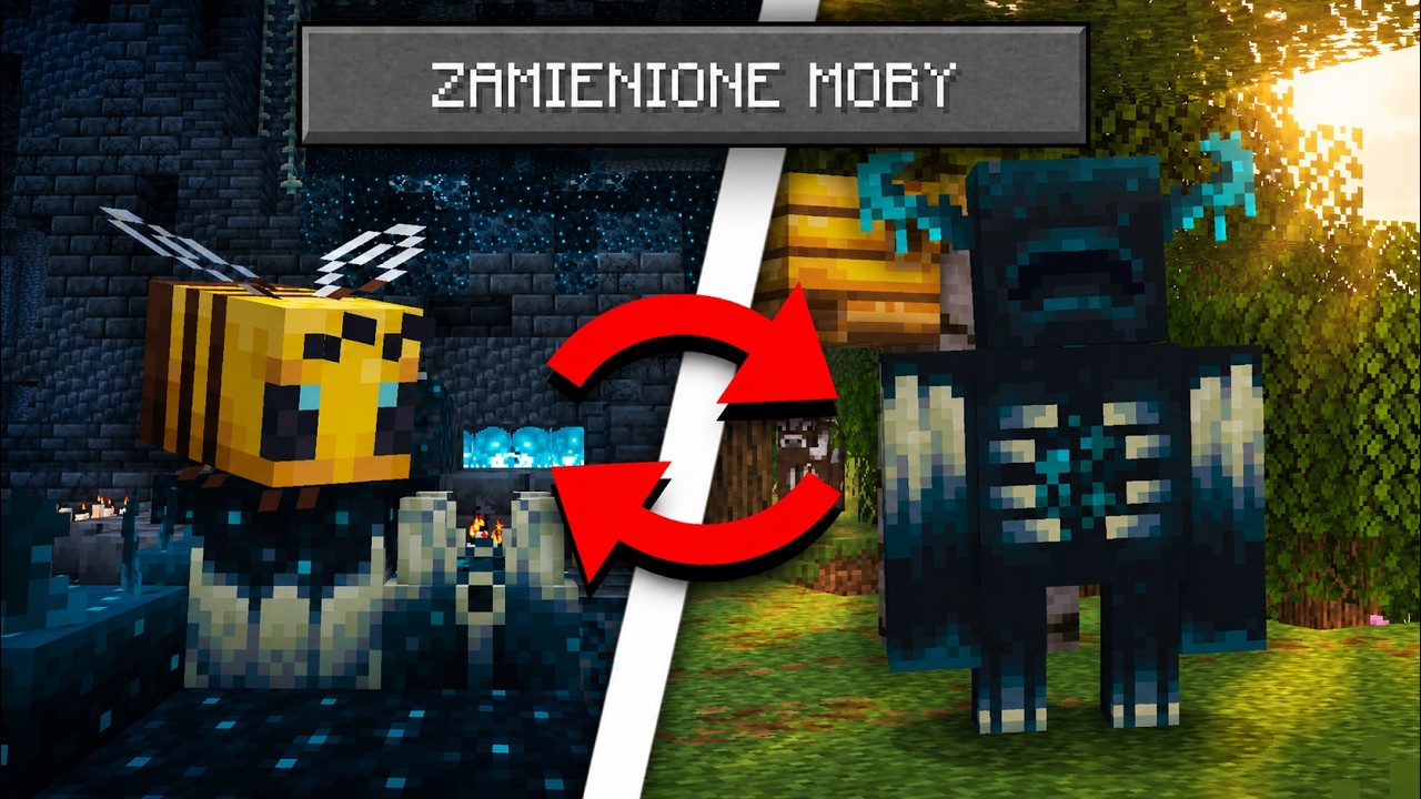 Czy da się przejść MINECRAFTA, gdy MOBY spawnują się na odwrót?