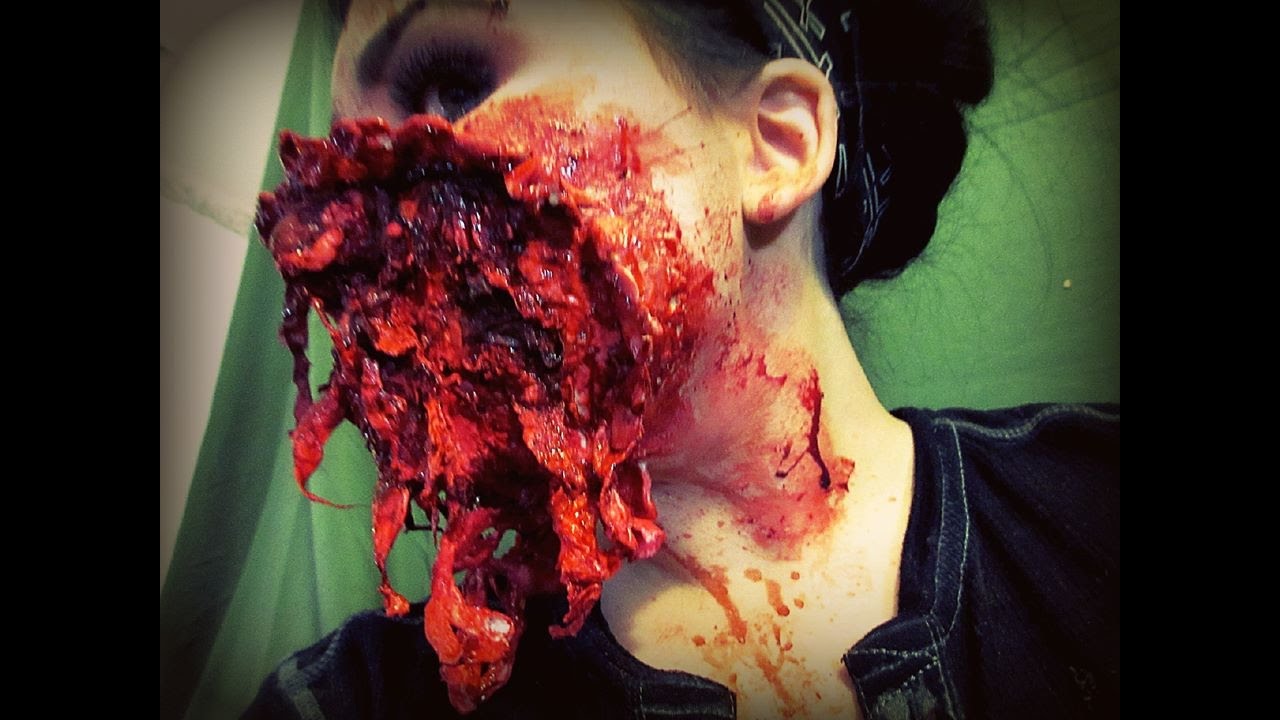 Exploded Face FX Makeup Tutorial YouTube