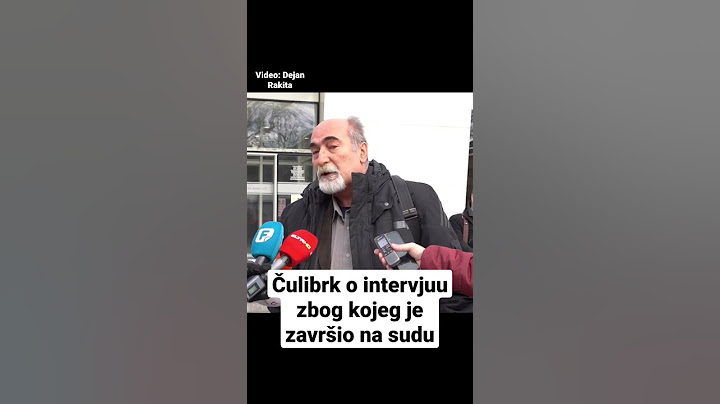 Čulibrk o intervjuu zbog kojeg je završio na sudu #shorts