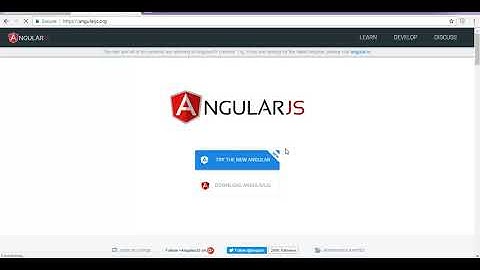 How to download Angular js