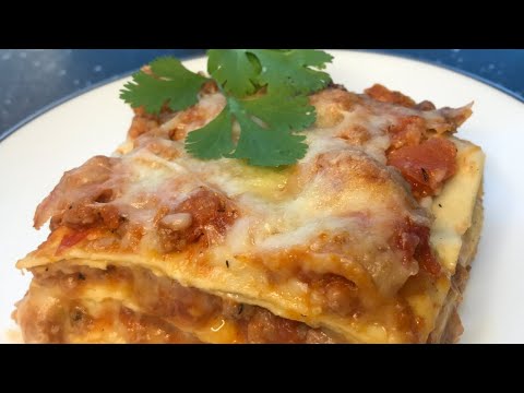 Лазанья с фаршем