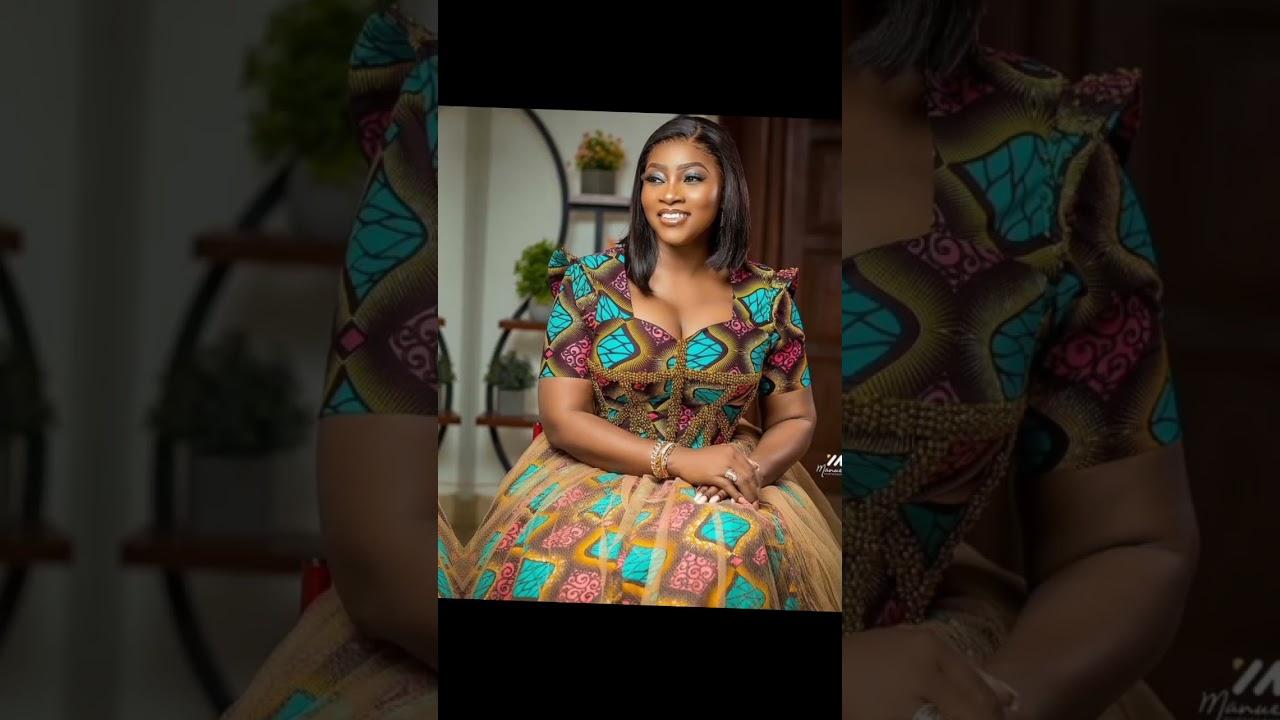 Lovely Ankara outfits slayed by a Ghanaian queen 