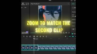 Zoom Transition Tutorial  #anime #edit