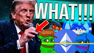 Trump’s Crypto Move CHANGES EVERYTHING! Bitcoin & Altcoins EXPLODING!