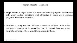 OS - Program Threats