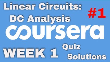 Coursea:Linear Circuit  DC Analysis Week 1 Quiz Solution||