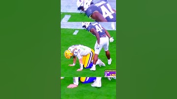 The hit that made Joe Burrow #hitstick #shorts #football