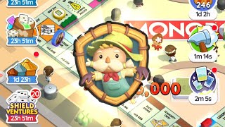 Monopoly GO Sticker Boom x100 Gameplay 9-Sticker Purple Pack Farmstand Blocks