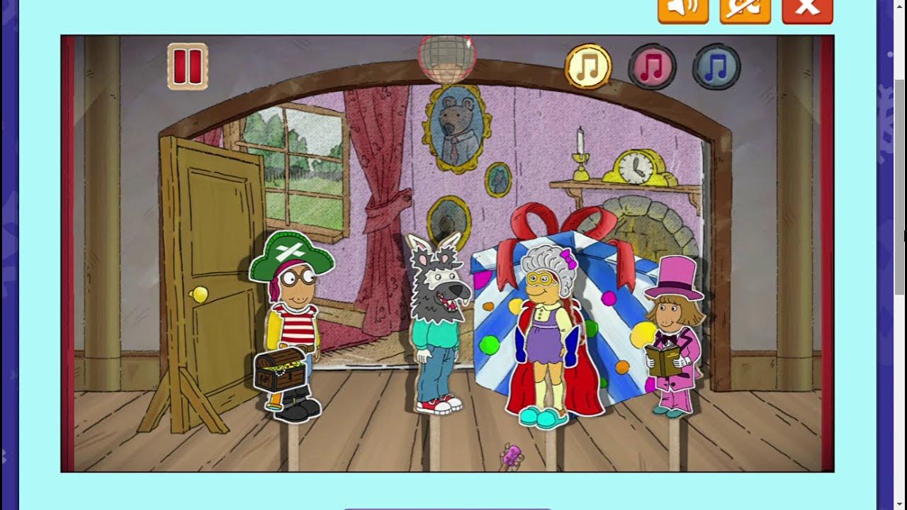 ARTHUR Puppet Theater pirates and grandma PBS KIDS YouTube
