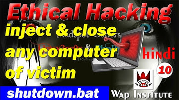 ethical hacking shutdown application development