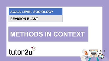 AQA A-Level Sociology Revision Blast | Methods in Context | 28 Apr 2021