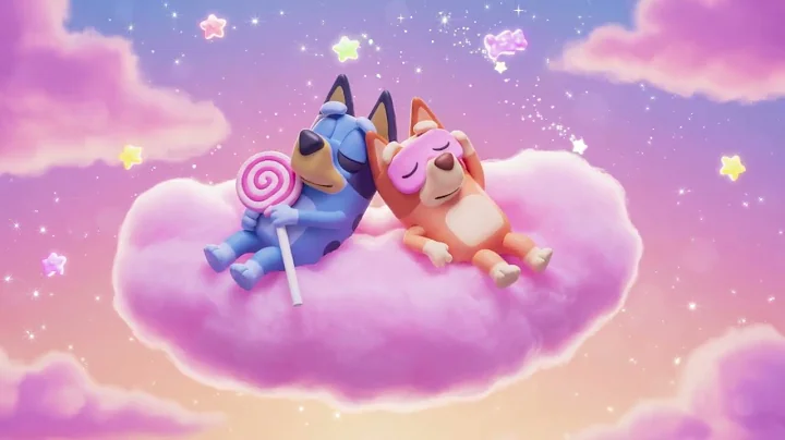 Mozart & Brahms Lullabies 🎶 Sleep Music with Bluey and Bingo | Relaxing Melodies for Deep Sleep