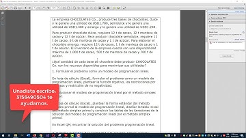 Programación lineal fase 3