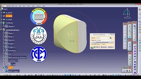Modelarea unei piese in CATIA v5 tutorial video explicat detaliat 12 Cub sfera