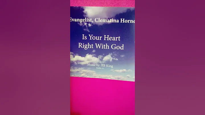 Tina Horne-"Is Your Heart Right With God"