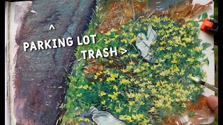 Painting a Parking Lot , Trash and Weeds by James Gurney 10,789 views 13 days ago 1 minute