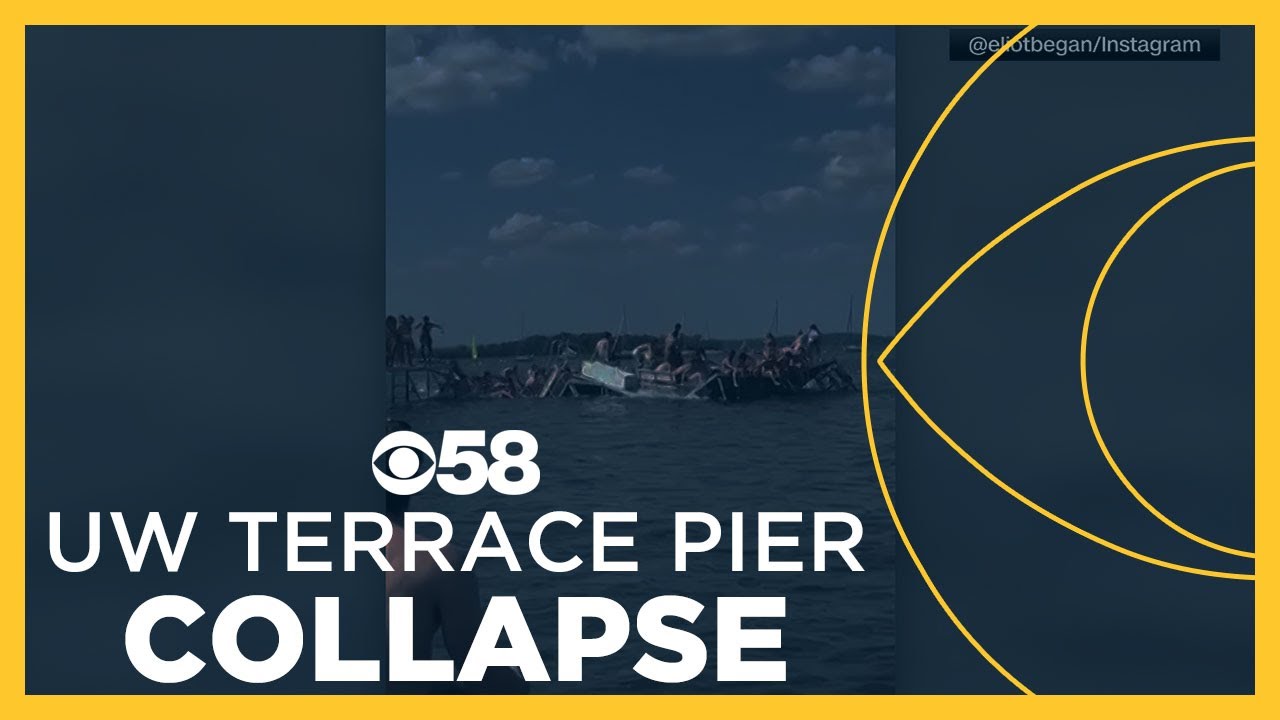 At least 20 injured in UW Madison Union Terrace pier collapse - YouTube