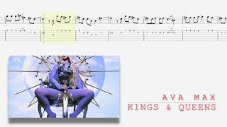 Ava Max - Kings & Queens ( Easy Guitar Tutorial )