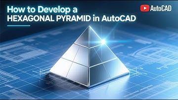 Development of Solids (AutoCAD): Hexagonal Pyramid