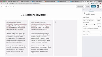 Columns in Gutenberg (no coding required)