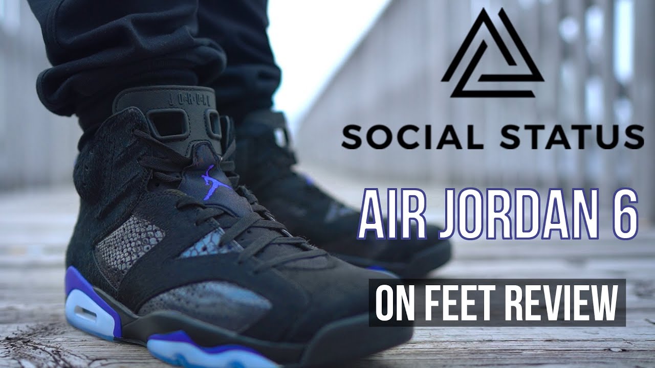social status jordan 6 on feet