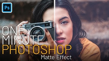 How to Make Matte effect in Photoshop - Quick Tutorial